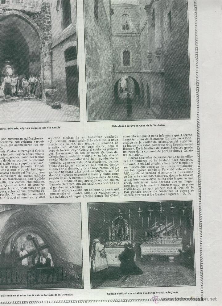 Coleccionismo de Revistas y Peri&oacute;dicos: REVISTA A&Ntilde;O 1915 FOTOS REPORTAJE SOBRE LA SEMANA SANTA EN TIERRA SANTA JERUSALEN ISRAEL SEPULCRO