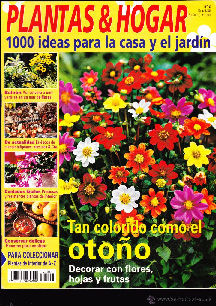 Colecionismo de Revistas e Jornais: REVISTA , PLANTAS Y HOGAR , N&ordm; 2 .