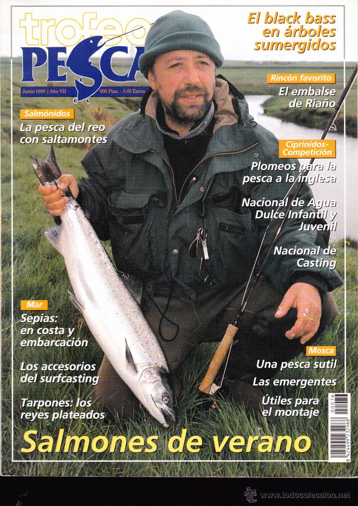 Collezionismo di Riviste e Giornali: REVISTA , TROFEO PESCA , JUNIO 1999 .
