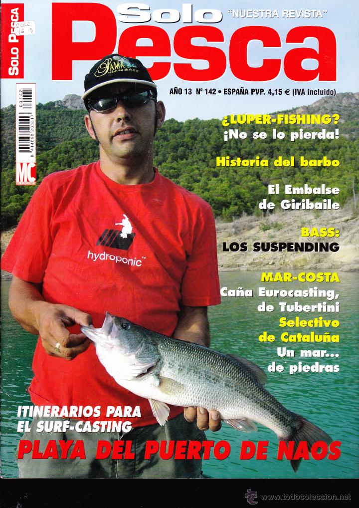 Coleccionismo de revistas y peri&oacute;dicos: REVISTA , SOLO PESCA , N&ordm; 142 .