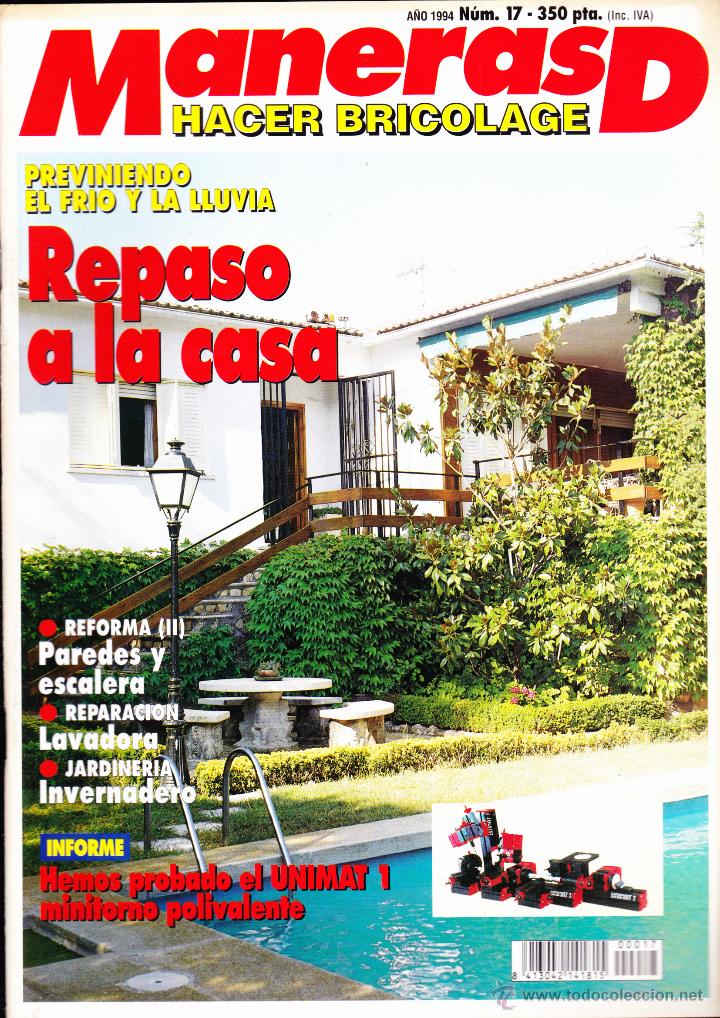 Collezionismo di Riviste e Giornali: REVISTA , MANERAS D HACER BRICOLAJE , N&ordm; 17 .