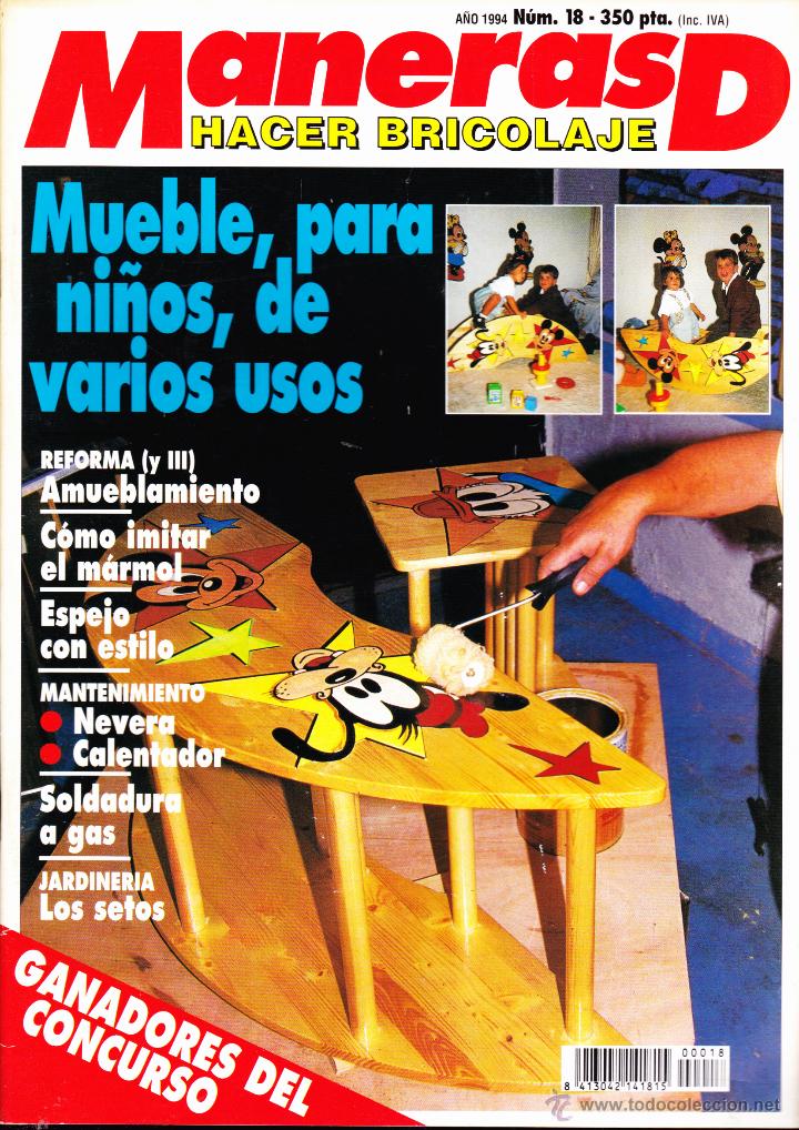 Coleccionismo de revistas y peri&oacute;dicos: REVISTA , MANERAS D HACER BRICOLAJE , N&ordm; 18 .