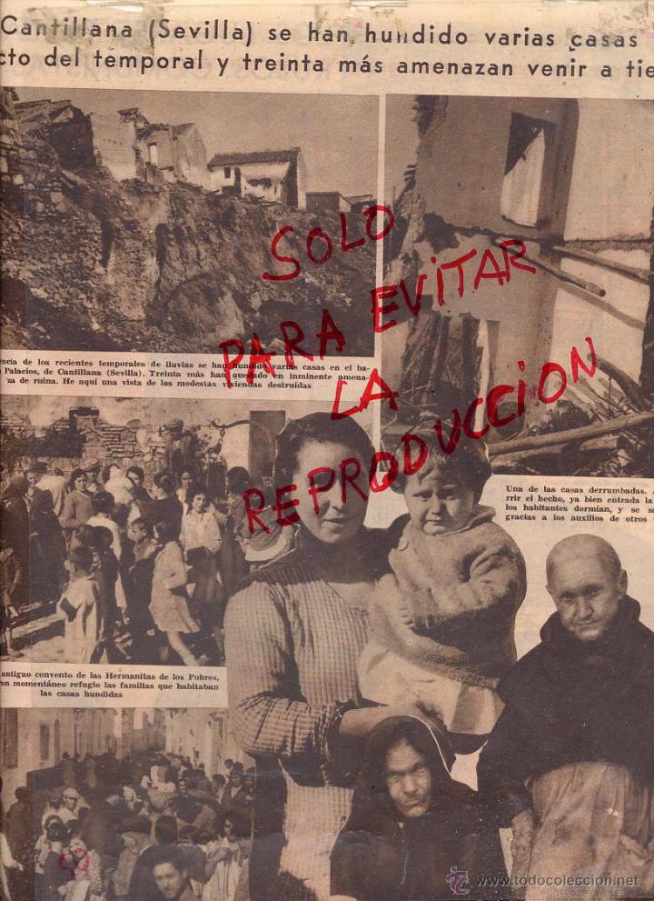 Coleccionismo de revistas y peri&oacute;dicos: CANTILLANA 1932 SEVILLA HUNDIMIENTO CASAS HOJA REVISTA