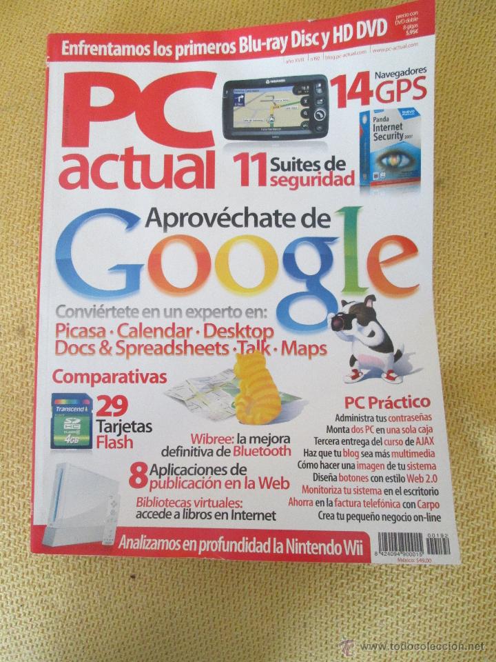 Coleccionismo de revistas y peri&oacute;dicos: PC ACTUAL - N 192