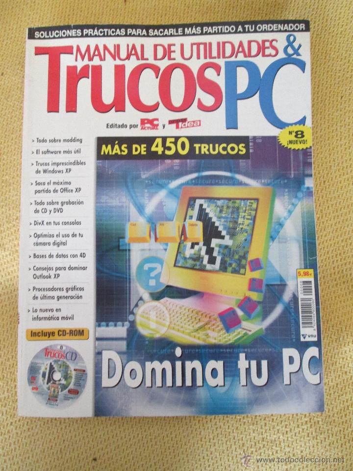 Coleccionismo de revistas y peri&oacute;dicos: PC ACTUAL -MANUAL DE UTILIDADES Y TRUCOS PC  N&ordm; 8