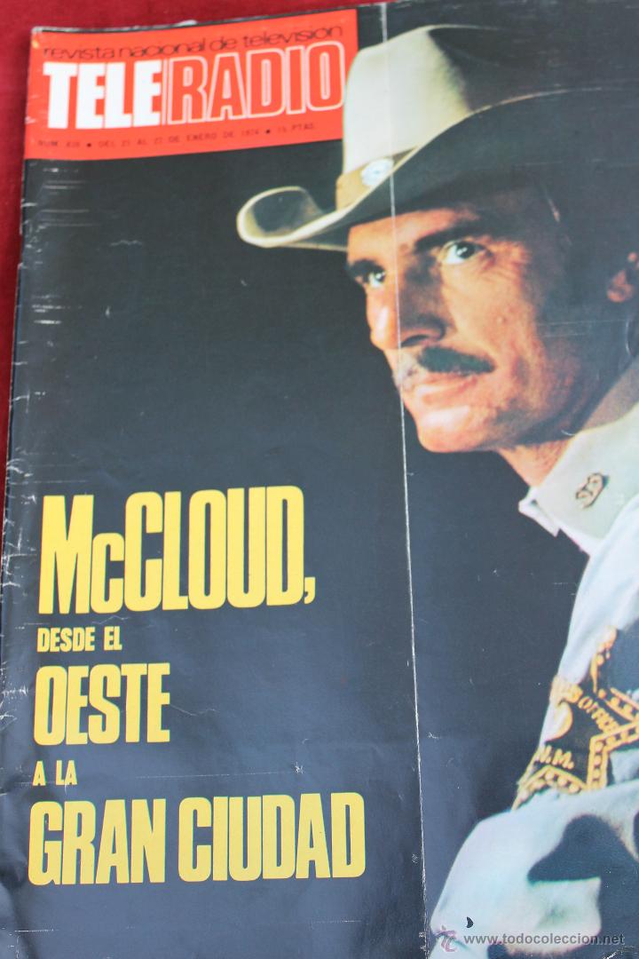 Collezionismo di Riviste e Giornali: REVISTA TELERADIO N&ordm; 839, 1974 McCLOUD DESDE EL OESTE A LA GRAN CIUDAD