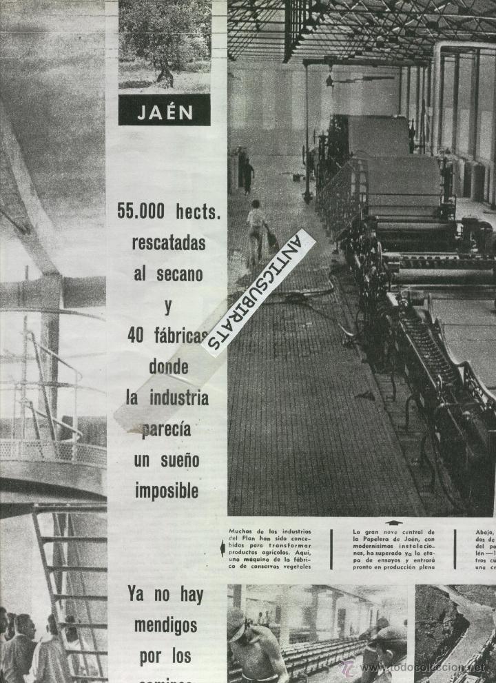 Coleccionismo de revistas y peri&oacute;dicos: REVISTA A&Ntilde;O 1959 LA INDUSTRIA EN JAEN LINARES GUADALEN PAPELERA SUPERMAN