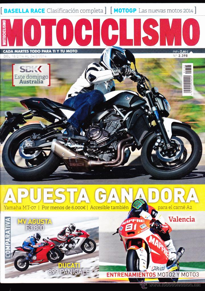 Coleccionismo de revistas y peri&oacute;dicos: REVISTA , MOTOCICLISMO , N&ordm; 2.398 .