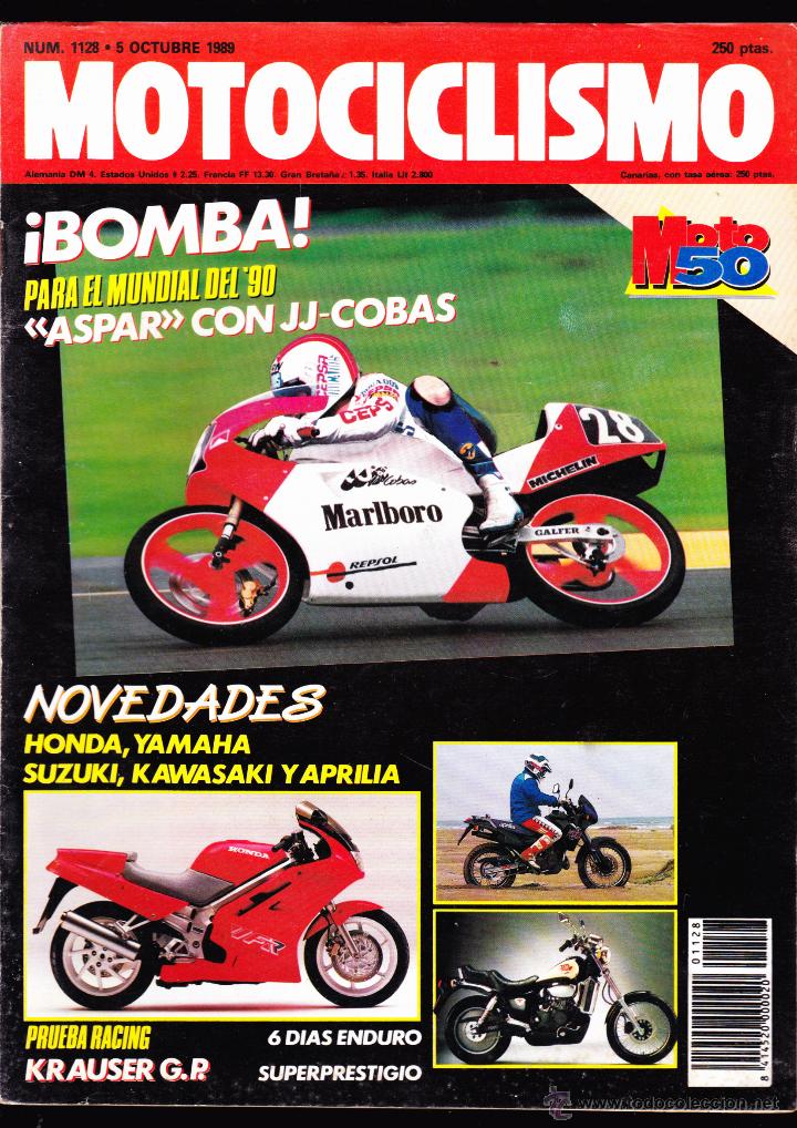 Coleccionismo de revistas y peri&oacute;dicos: REVISTA , MOTOCICLISMO , N&ordm; 1.128 .
