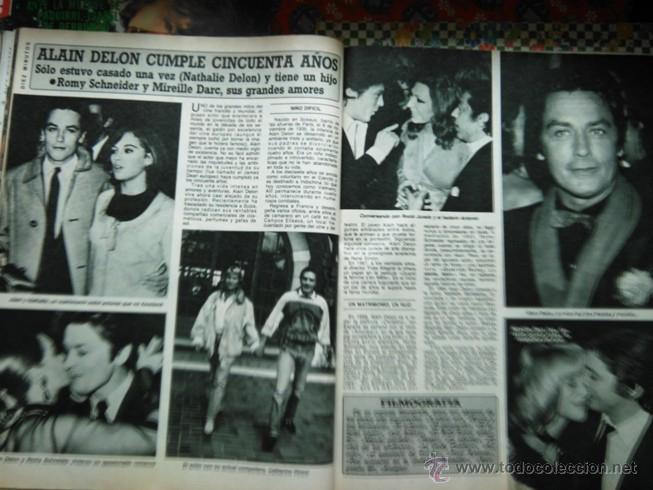 Coleccionismo de Revistas y Peri&oacute;dicos: recortes alain delon romy schneider nathalie rocio jurado mireille darc antonio el bailarin
