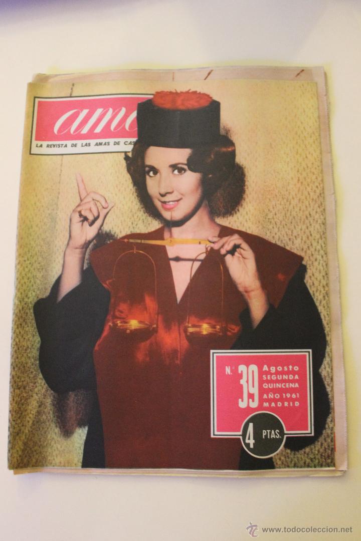 Collection Magazines and Newspapers: REVISTA AMA N&ordm; 39, 1961 CONCHITA VELASCO, DERECHOS POLITICOS, SOCIALES DE LA MUJER