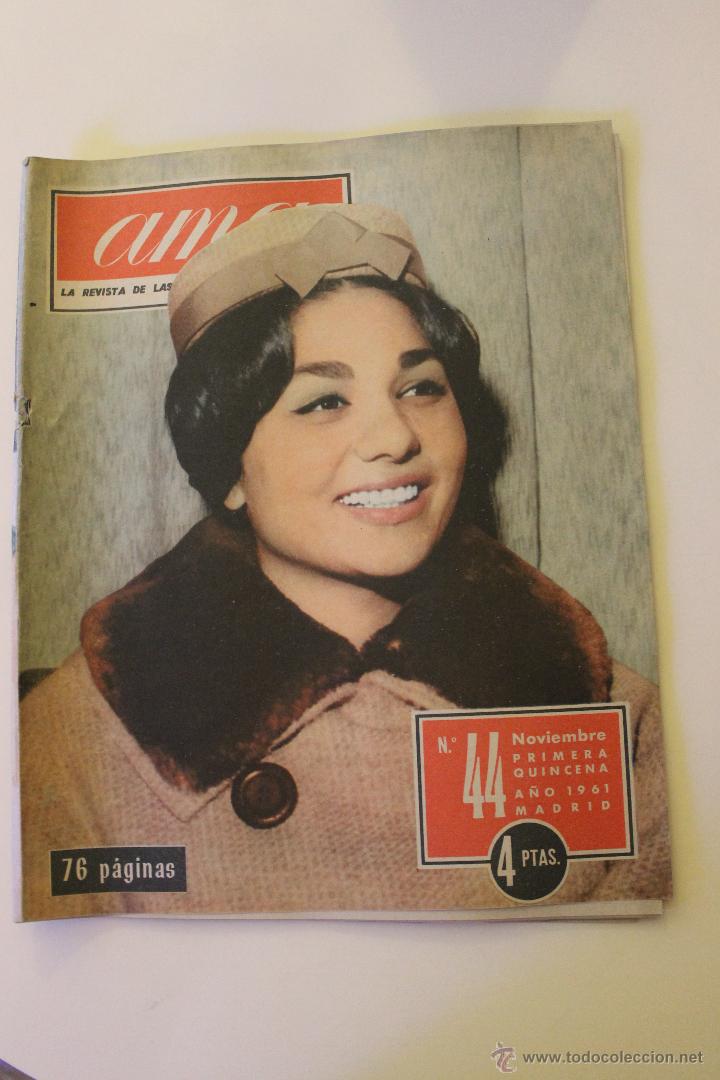 Colecionismo de Revistas e Jornais: REVISTA AMA N&ordm; 44, 1961 FARAH DIBA LA EMPERATRIZ DE PERSIA EN PARIS