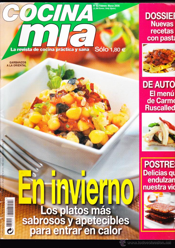 Coleccionismo de revistas y peri&oacute;dicos: REVISTA&middot;&middot;COCINA MIA &middot;&middot; N&ordm; 82&middot;&middot;EN INVIERNO LOS PLATOS MAS APETECIBLES PARA ENTRAR EN CALOR