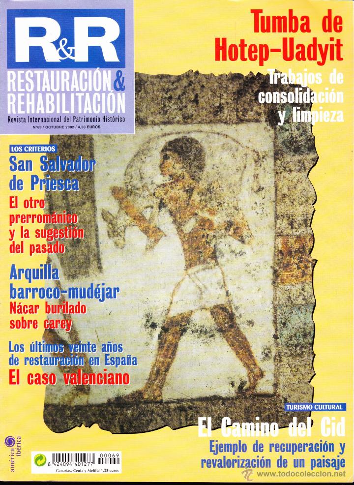 Coleccionismo de revistas y peri&oacute;dicos: REVISTA .. RESTAURACI&Oacute;N Y REHABILITACION , N&ordm; 69 .