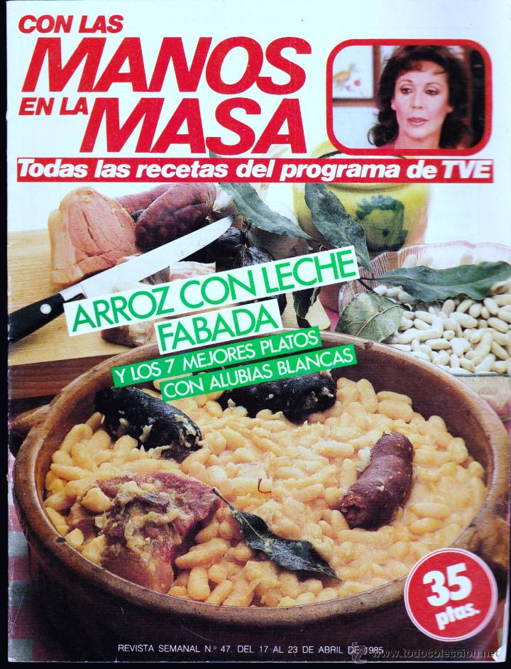 Coleccionismo de revistas y peri&oacute;dicos: FOLLETO COCINA CON LAS MANOS EN LA MASA &middot; ARROZ CON LECHE , FABADAS  , 16 PAGS .