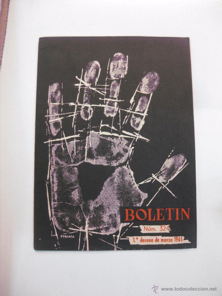 Coleccionismo de Revistas y Peri&oacute;dicos: BOLETIN N&ordm; 324. COMISION NACIONAL DE LA HOAC. EL COMPROMISO DE LA FE. MARZO 1961 PORTADA FORCADA.