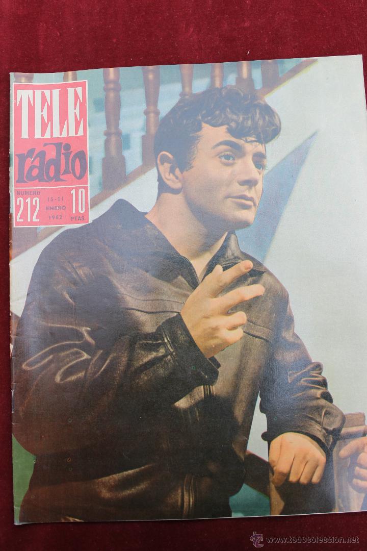 Collezionismo di Riviste e Giornali: REVISTA TELERADIO N&ordm; 212 1962 ESCENA DEL FILMS DIFERENTE DE JESUS SAIZ