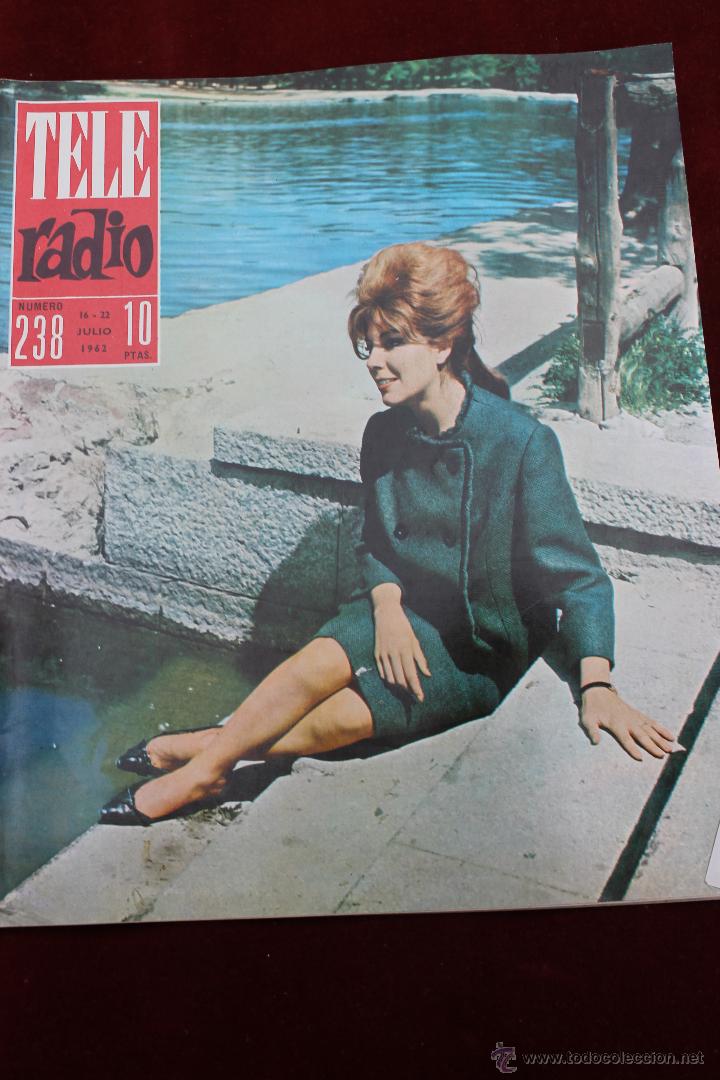 Collectionnisme de Revues et Journaux: REVISTA TELERADIO N&ordm; 238 1962 MARIA BURGO PRESENTO LA TORTUGA PEREZOSA
