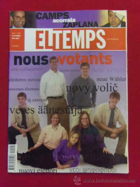 Collection Magazines and Newspapers: INTERESANTE REVISTA.EL TEMPS.NOUS VOTANTS.N&ordm; 1192-ABRIL 2007