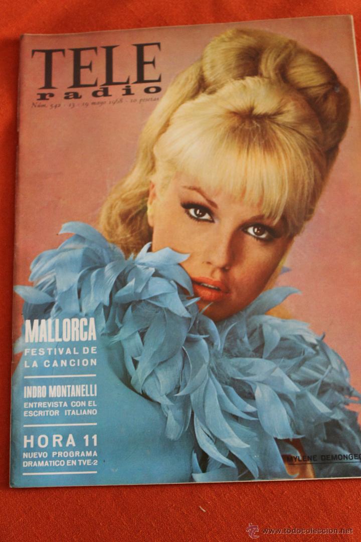 Collectionnisme de Revues et Journaux: REVISTA TELERADIO N&ordm; 542, 1968, V FESTIVAL INTERNACIONAL DE LA CANCION DE MALLORCA