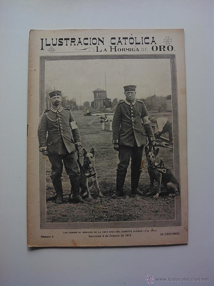 Coleccionismo de revistas y peri&oacute;dicos: LA ILUSTRACION CATOLICA. LA HORMIGA DE ORO. N&ordm;6 6 FEBRERO 1915 I GUERRA MUNDIAL