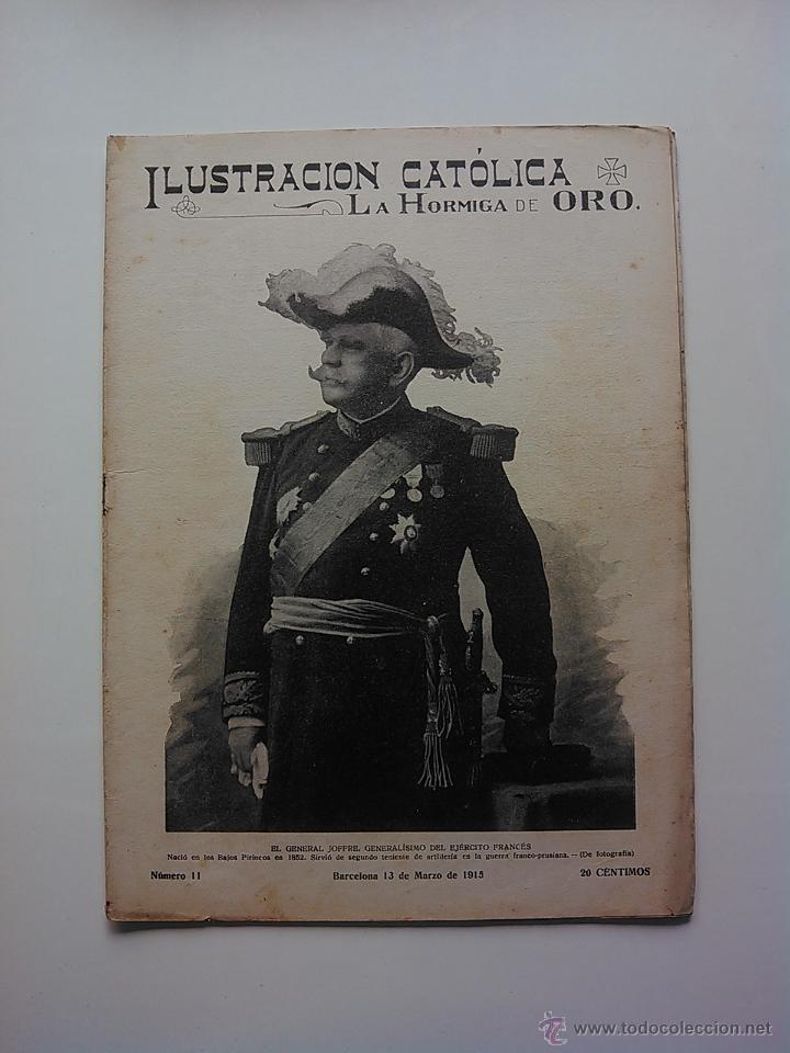 Coleccionismo de revistas y peri&oacute;dicos: LA ILUSTRACION CATOLICA. LA HORMIGA DE ORO. N&ordm;11 13 MARZO 1915 I GUERRA MUNDIAL