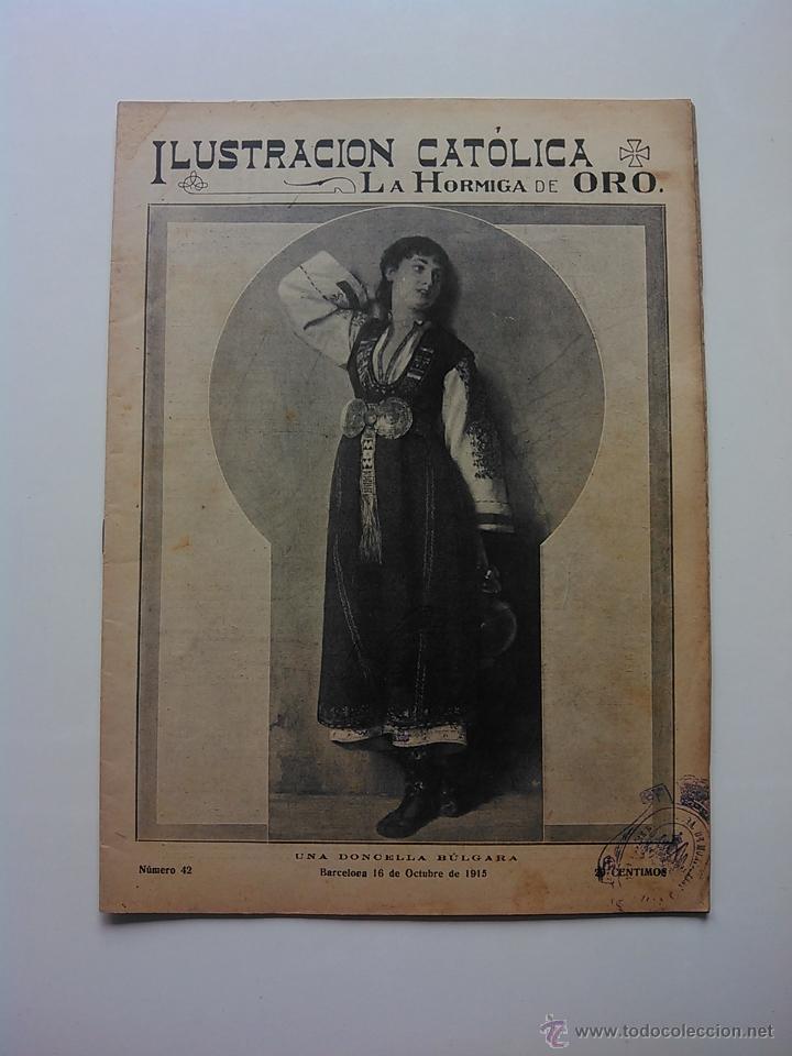 Coleccionismo de revistas y peri&oacute;dicos: LA ILUSTRACION CATOLICA. LA HORMIGA DE ORO. N&ordm;42 16 OCTUBRE DE 1915 I GUERRA MUNDIAL
