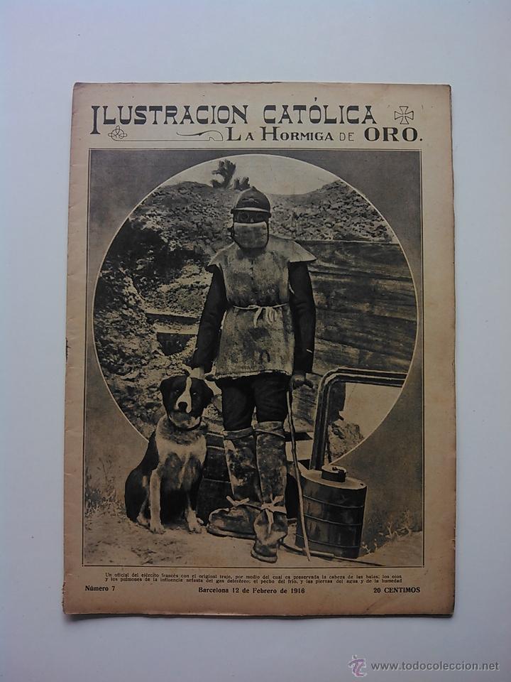 Coleccionismo de revistas y peri&oacute;dicos: LA ILUSTRACION CATOLICA. LA HORMIGA DE ORO. N&ordm;7 12 FEBRERO 1916 I GUERRA MUNDIAL