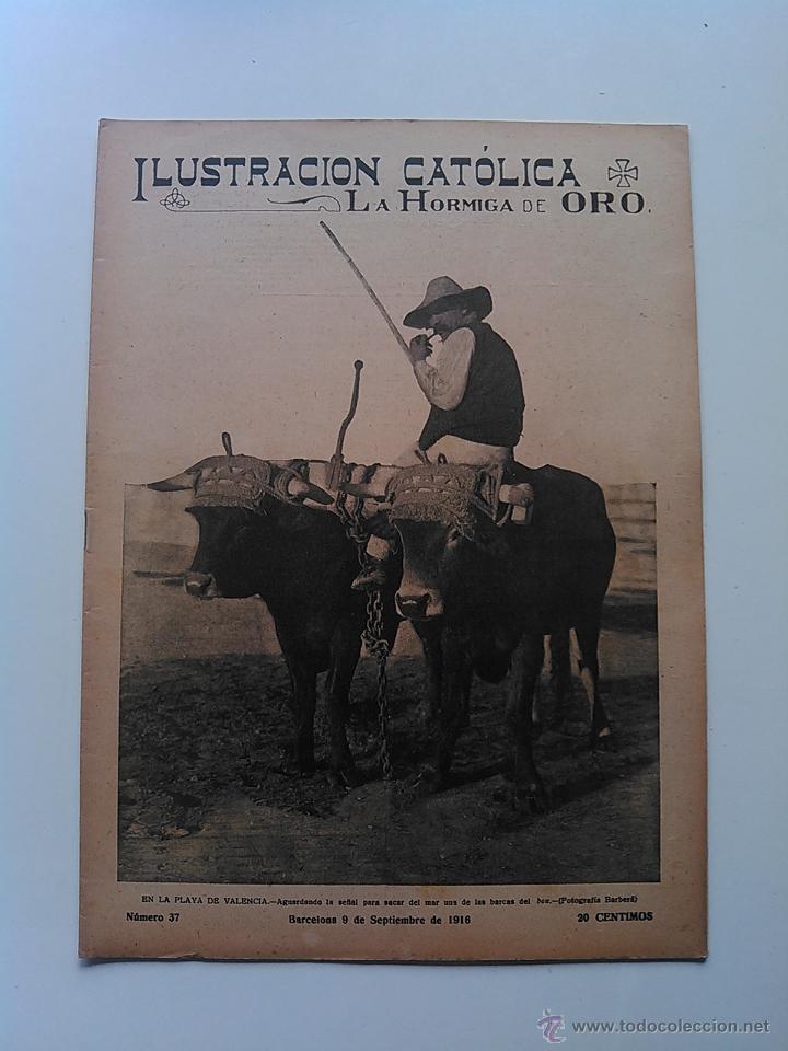 Coleccionismo de revistas y peri&oacute;dicos: LA ILUSTRACION CATOLICA. LA HORMIGA DE ORO. N&ordm;37 9 SEPTIEMBRE 1915 I GUERRA MUNDIAL