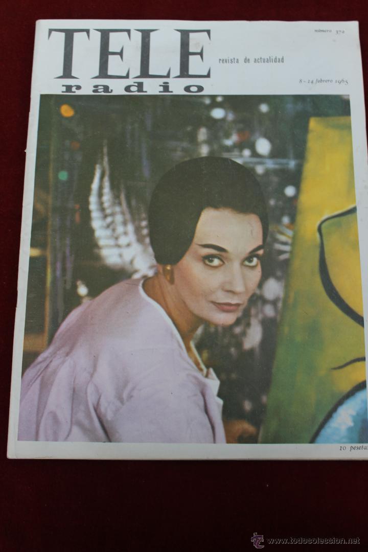 Coleccionismo de revistas y peri&oacute;dicos: REVISTA TELERADIO N&ordm; 372 1965 LUDMILLA TCHERINA BAILARINA Y ACTRIZ