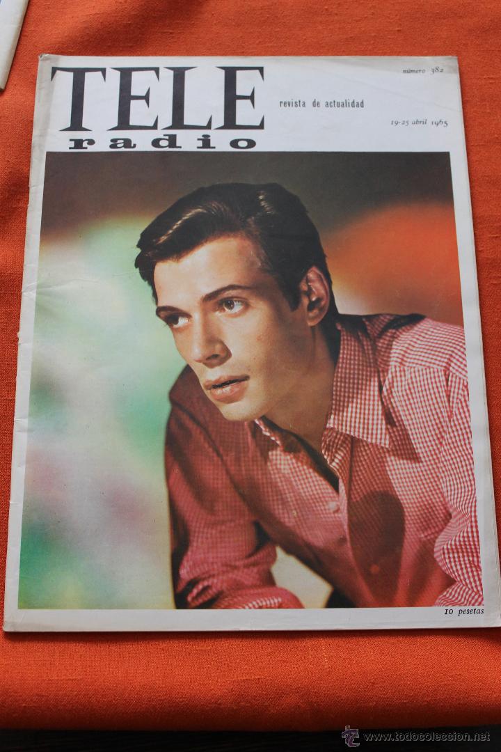Coleccionismo de revistas y peri&oacute;dicos: REVISTA TELERADIO N&ordm; 382 1965 JUAN CARLOS MORENO