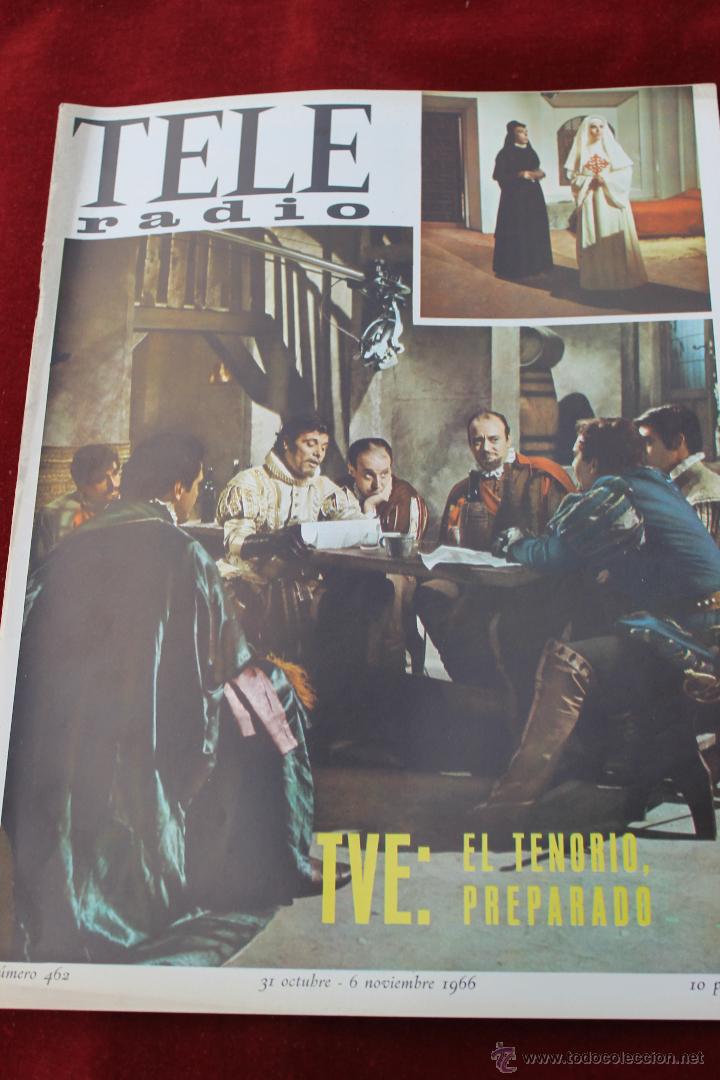Collection Magazines and Newspapers: REVISTA TELERADIO N&ordm; 462 1966 TVE: EL TENORIO PREPARADO