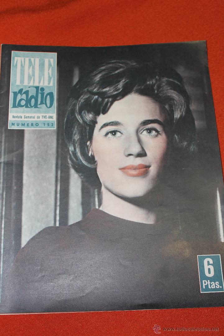 Coleccionismo de revistas y peri&oacute;dicos: REVISTA TELERADIO N&ordm; 153 1961 NATALIA FIGUEROA
