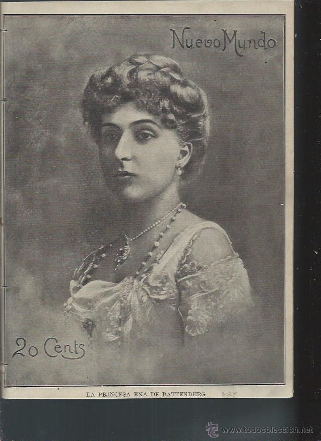 Sammeln von Zeitschriften und Zeitungen: REVISTA ILUSTRADA NUEVO MUNDO A&Ntilde;O XII N&ordm; 621 NOVIEMBRE 1905, LA PRINCESA ENA DE BATTENBERG, LEER