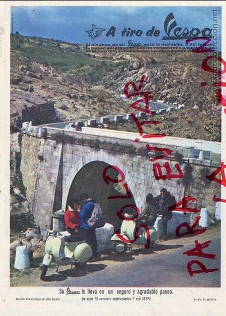 Coleccionismo de Revistas y Peri&oacute;dicos: VESPA 1964 MOTO HOJA LIBRITO
