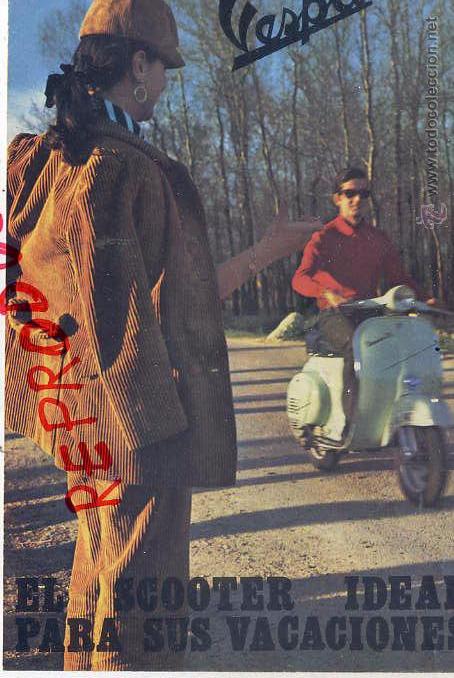 Coleccionismo de Revistas y Peri&oacute;dicos: VESPA 1967 MOTO HOJA LIBRITO