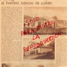 Coleccionismo de Revistas y Periódicos: LLANES 1927 ESCUELAS PUBLICAS PARTIDO JUDICIAL VIDIAGO-BUELLES FOTOS HOJA REVISTA