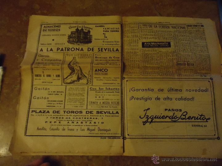 Coleccionismo de Revistas y Periódicos: El Correo de Andalucía. Número Extraordinario Virgen de los Reyes Agosto 1946 semana santa patrona - Foto 3 - 49385110