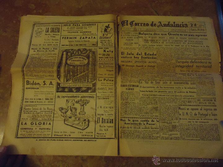 Coleccionismo de Revistas y Periódicos: El Correo de Andalucía. Número Extraordinario Virgen de los Reyes Agosto 1946 semana santa patrona - Foto 10 - 49385110