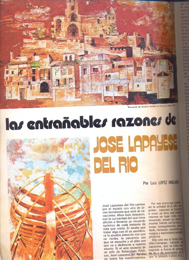 Coleccionismo de Revistas y Peri&oacute;dicos: REVISTA A&Ntilde;O 1972 JOSE LAPAYESE DEL RIO SEMANA DE CINE INTERNACIONAL DE VALLADOLID NI&Ntilde;O RICARDO GUITA