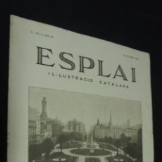 Coleccionismo de Revistas y Periódicos: ESPLAI. Nº 151. 21 OCTUBRE 1934. FETS VANDALICS. EL PARTIT BARCELONA - ESPANYOL. LEER DESCRIPCION.