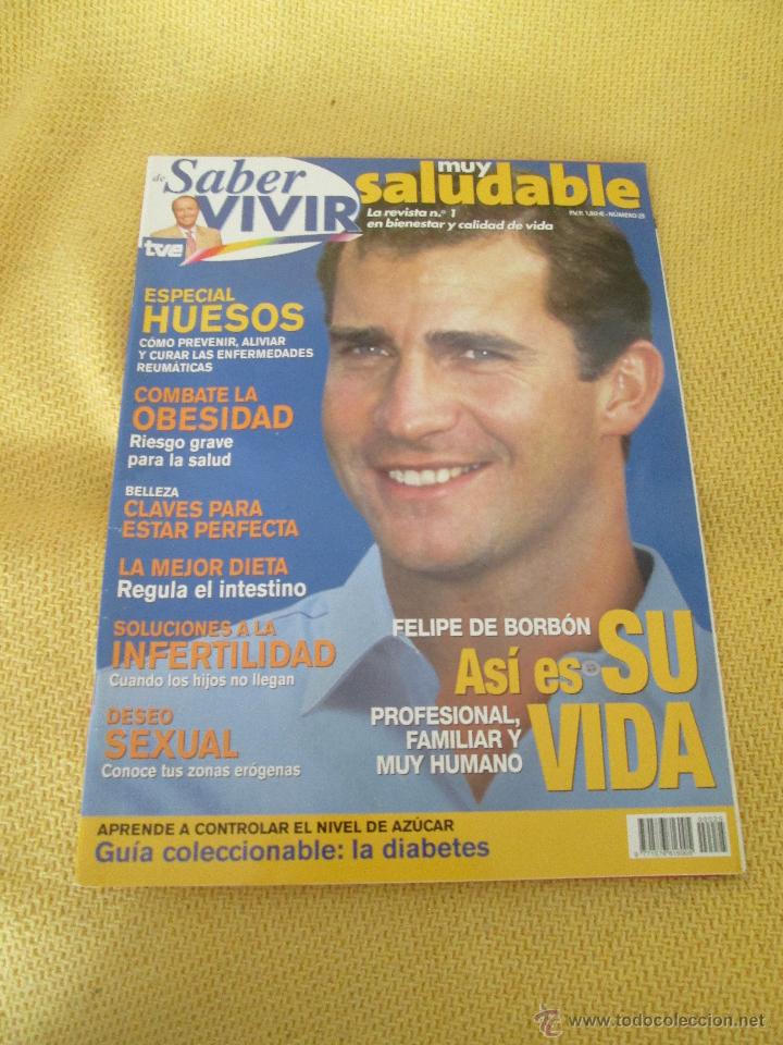 Coleccionismo de revistas y peri&oacute;dicos: SABER VIVIR - MUY SALUDABLE N&ordm; 25
