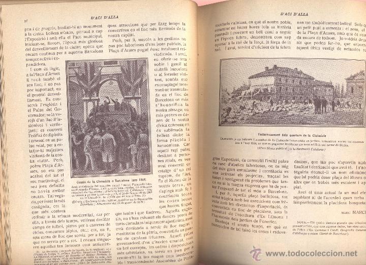 Coleccionismo de Revistas y Peri&oacute;dicos: REVISTA ANY 1920 LA CIUTADELLA BORN 1714 JOSEP PLA. NICOLAU RAURICH LLET CONDENSADA EL PAGES