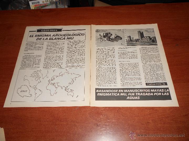 Coleccionismo de revistas y peri&oacute;dicos: RECORTE PRENSA 1977: ART&Iacute;CULO SOBRE EL ENIGMA ARQUEOL&Oacute;GICO DE LA  BLANCA MU