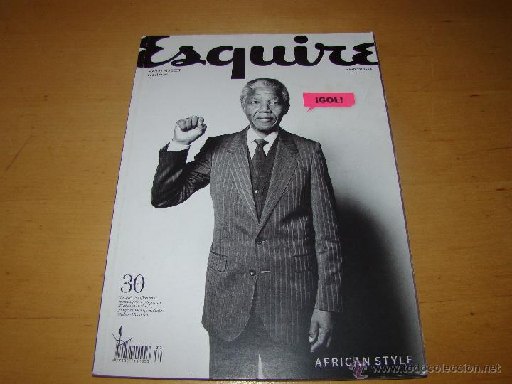 Colecionismo de Revistas e Jornais: Revista ESQUIRE N&ordm;30 - En portada, Nelson Mandela
