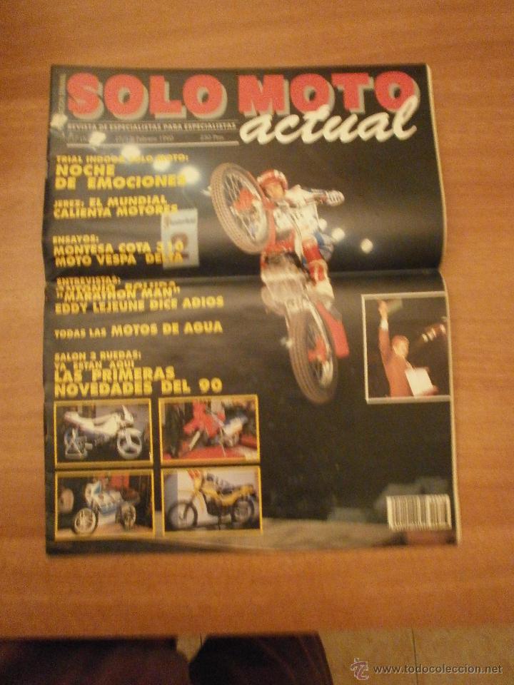 Coleccionismo de Revistas y Peri&oacute;dicos: REVISTA -SOLO MOTO - N&ordm; 717- DEL 7 / 13 /  FEBRERO 1990 -