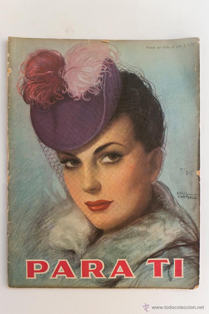 Coleccionismo de Revistas y Peri&oacute;dicos: REVISTA ARGENTINA PARA TI N&ordm; 1050 DEL A&Ntilde;O 1942