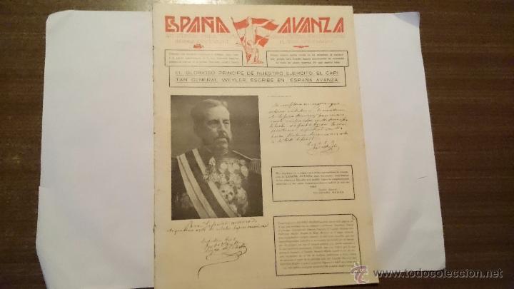 Collection Magazines and Newspapers: REVISTA ESPA&Ntilde;A AVANZA  ARTE - LITERATURA - FINANZAS - TURISMO - MADRID 16 DE SEPTIEMBRE DE 1928