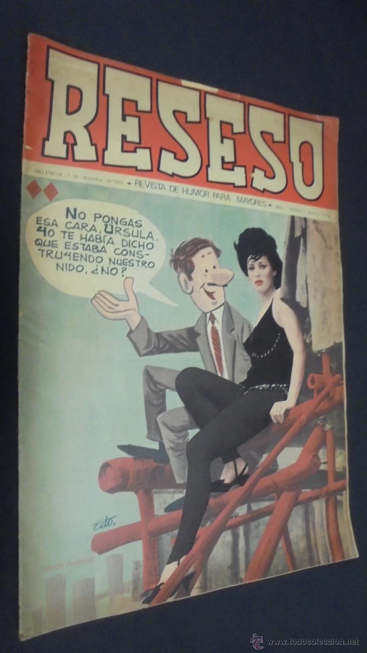 Coleccionismo de Revistas y Peri&oacute;dicos: RESESO. A&Ntilde;O I. EPOCA I. N&ordm; 2. REVISTA DE HUMOR PARA MAYORES. 7 DICIEMBRE 1965.