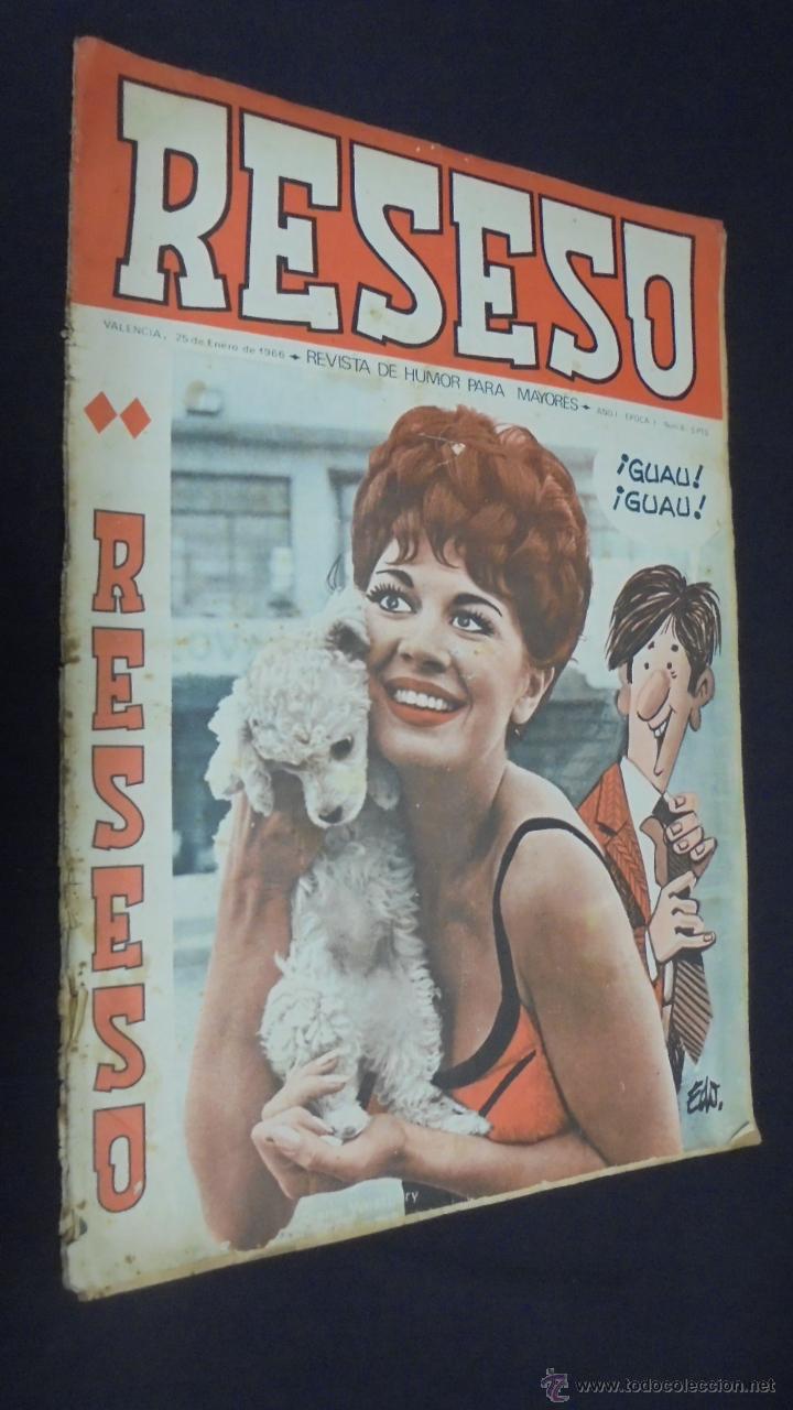 Coleccionismo de Revistas y Peri&oacute;dicos: RESESO. A&Ntilde;O I. EPOCA I. N&ordm; 8. REVISTA DE HUMOR PARA MAYORES. 25 ENERO 1966. LEER DESCRIPCION.